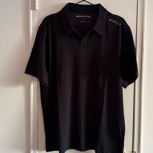 Municipal Black Golf Shirt